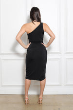 Selena Midi Dress - Black
