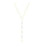 Cindy Pearl Lariat Necklace