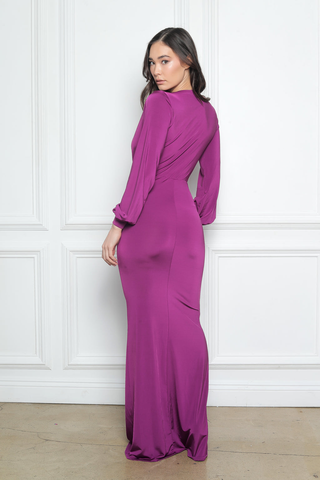 Jade Maxi Dress - Purple